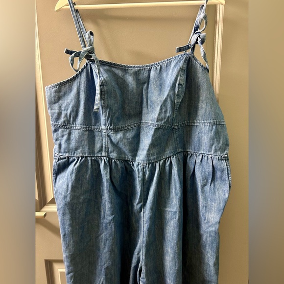 NWOT Old Navy Tie-Shoulder Corset Cami Jumpsuit - Picture 5 of 8